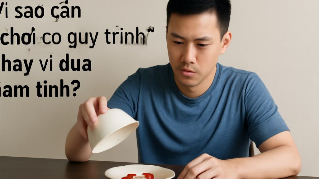 Vì sao cần “chơi có quy trình” thay vì dựa cảm tính? Minh họa: Vì sao cần “chơi có quy trình” thay vì dựa cảm tính?
