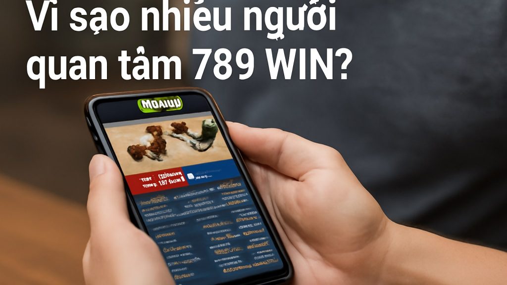 Minh họa: Vì sao nhiều người quan tâm 789 WIN?