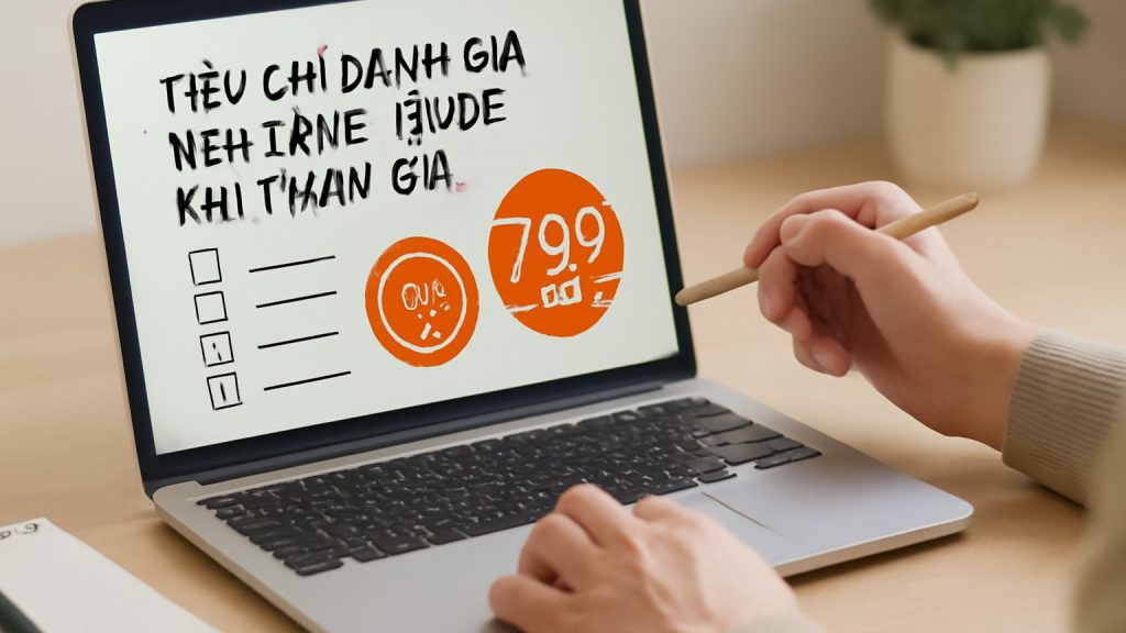 Tiêu chí đánh giá nền tảng trước khi tham gia Minh họa: Tiêu chí đánh giá nền tảng trước khi tham gia